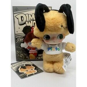 Authentic PopMart Dimoo World X Disney Plush Keychain - Pluto’s House